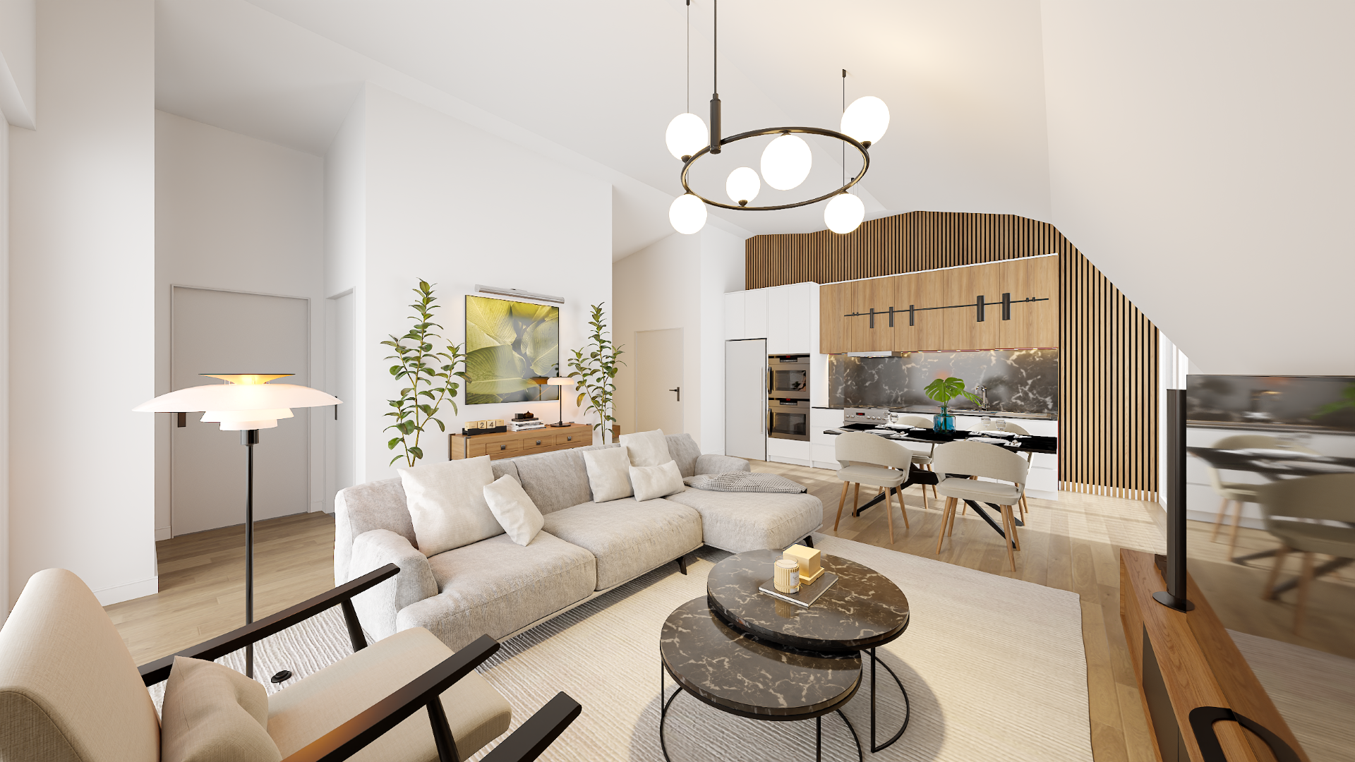 Moderne Immobilie – Akinto Rendering